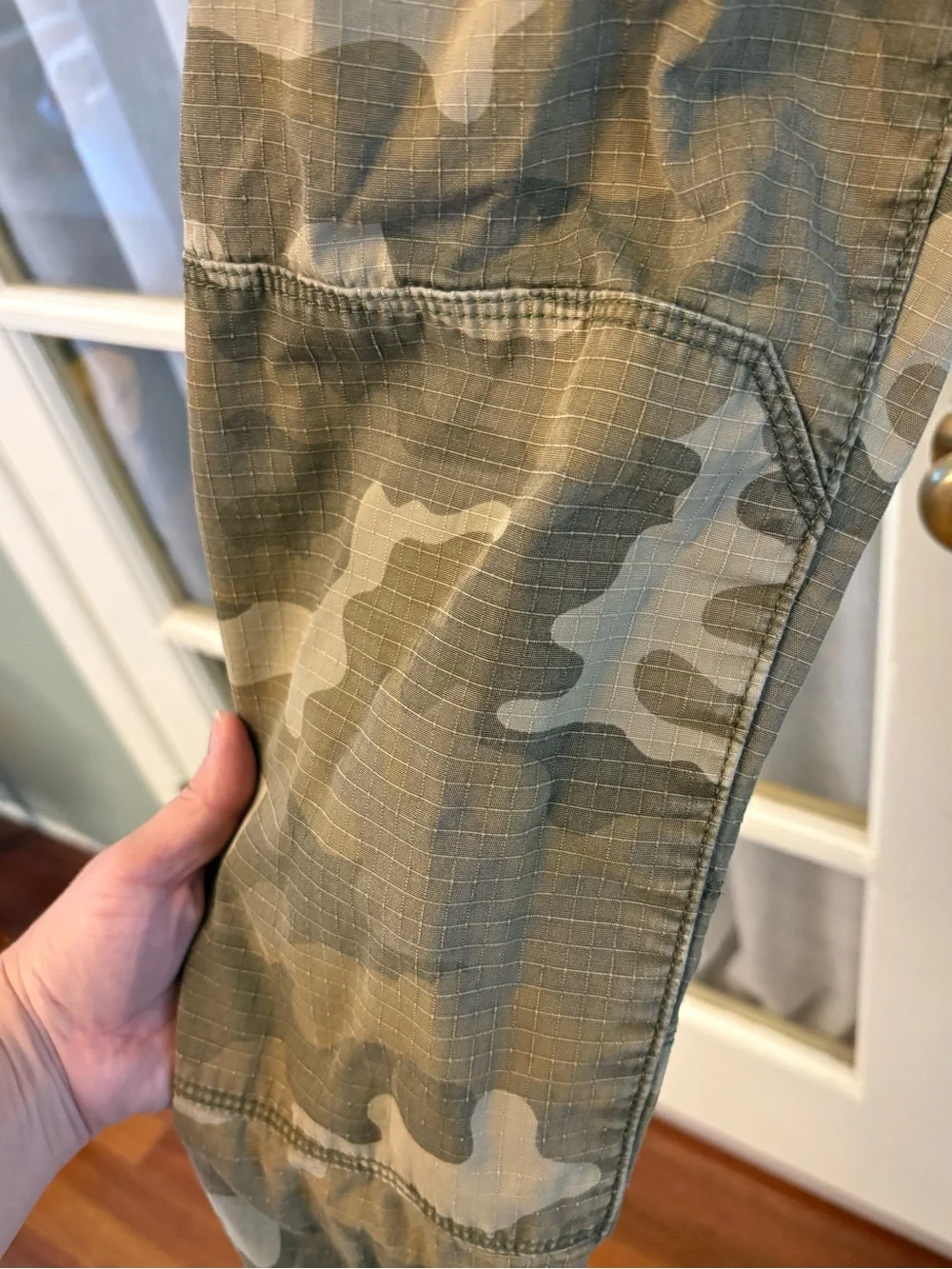12S LANDS END IRON KNEE Kids Camo Cargo LINED Pants - Camouflage
